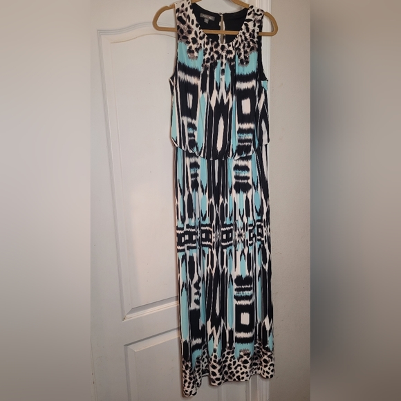 ROZ & ALI 14W Maxi length Dress, EUC - Picture 7 of 8